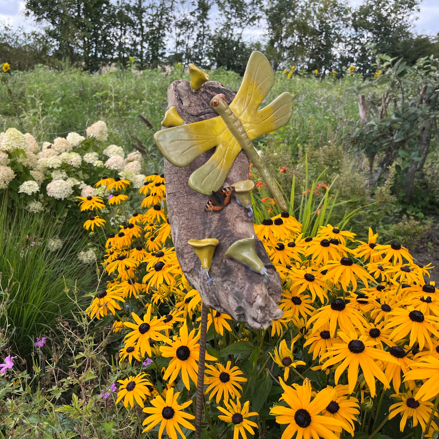 Guldsmed m/ blomster