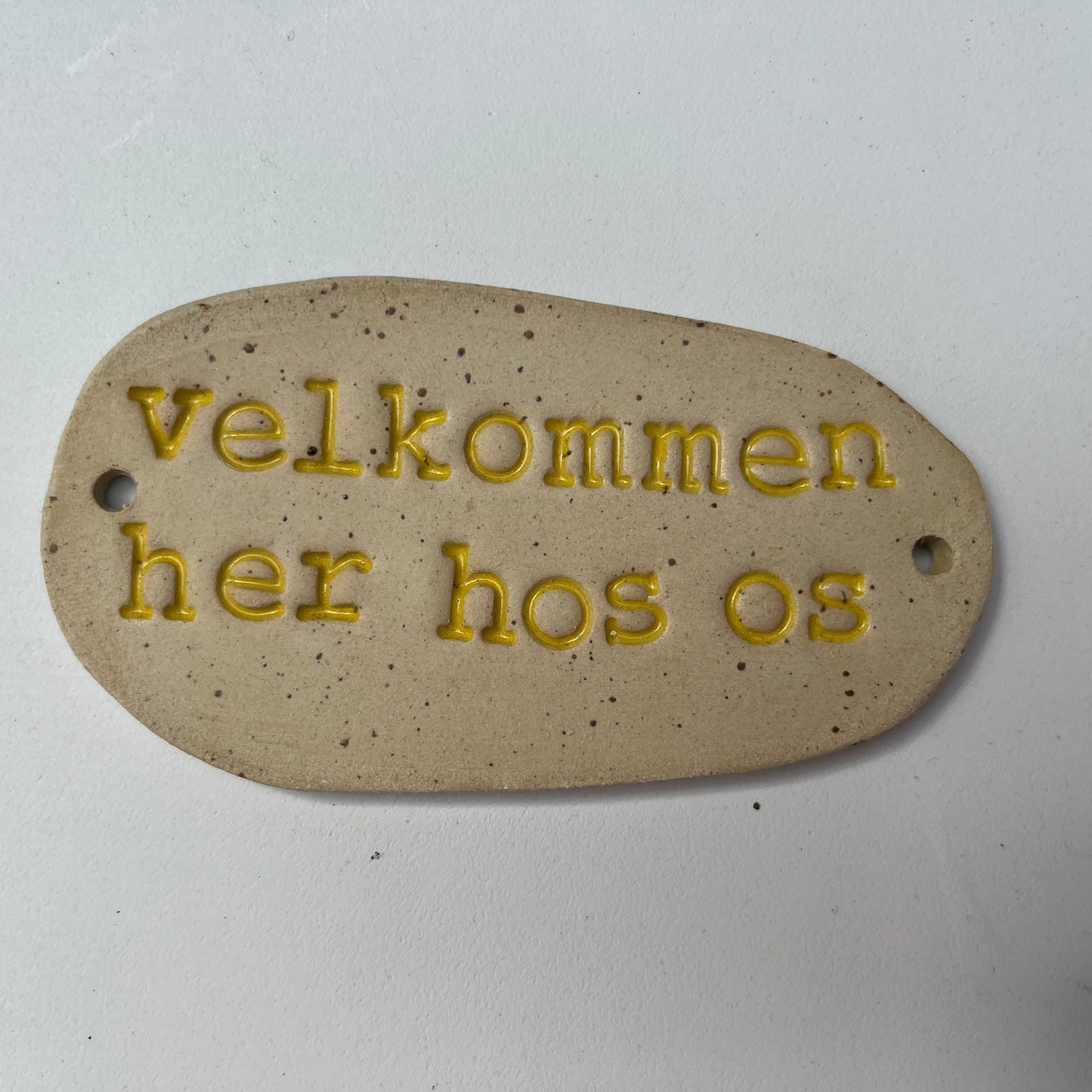 Velkommen skilt